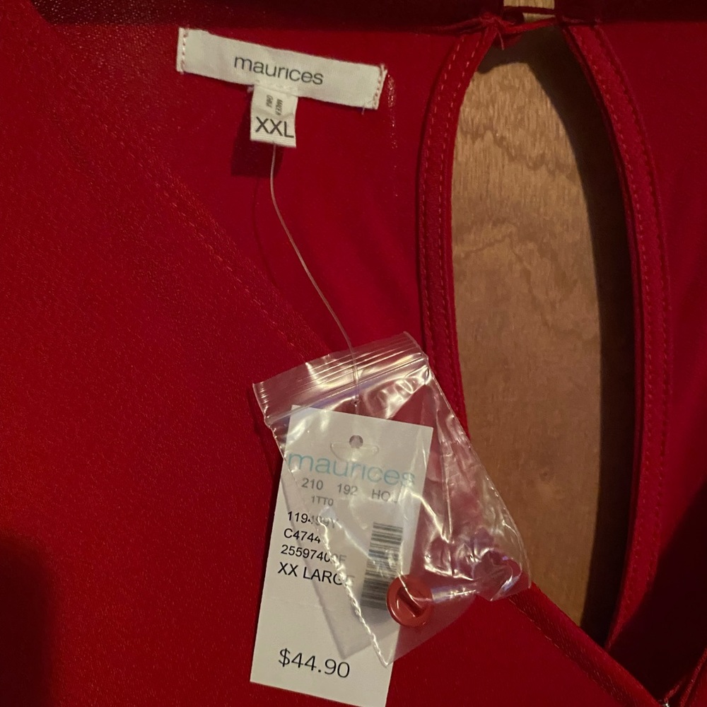 Beautiful red jumpsuit NWT